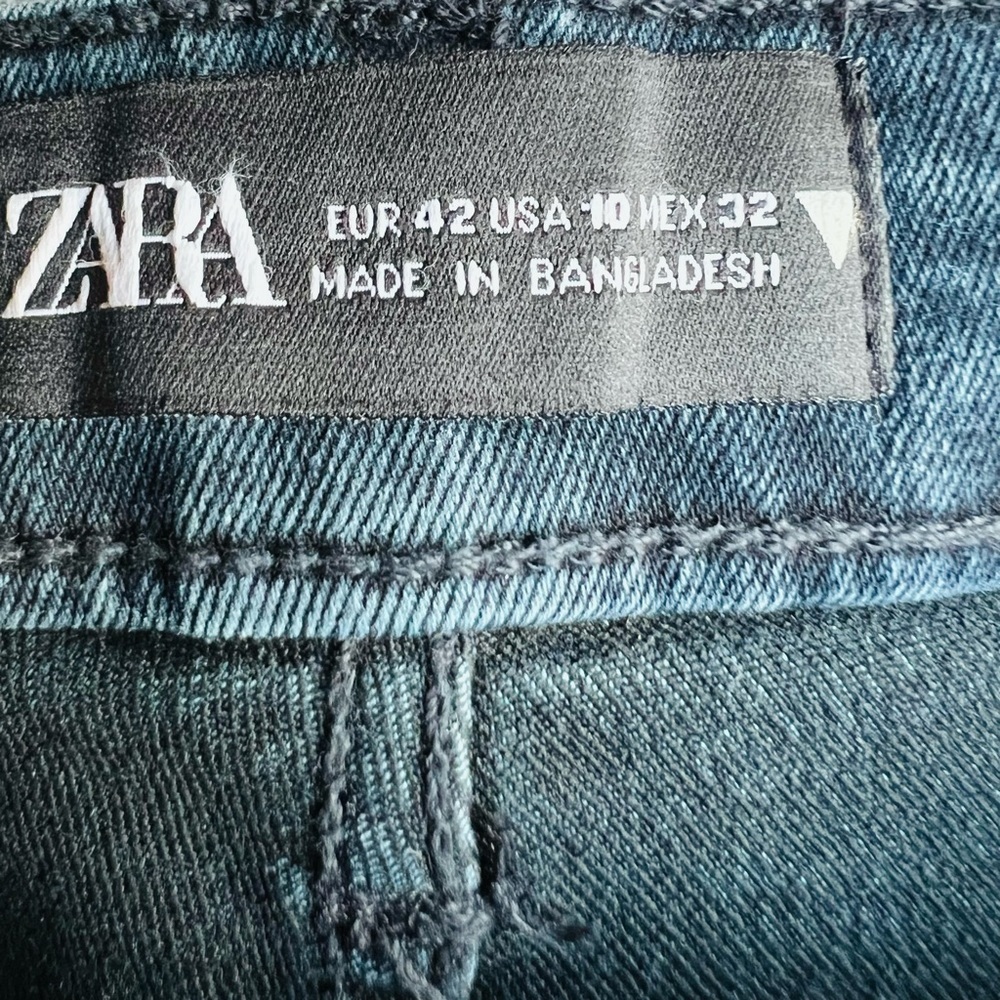 Zara High Rise Black Women’s jeans. Size 10 - Picture 3 of 6